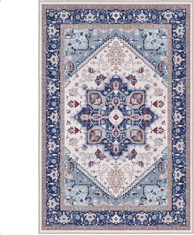 OPPODREAM Soft Area Rugs 4x6, Low-Pile Washable Rugs 4x6 - Image 9