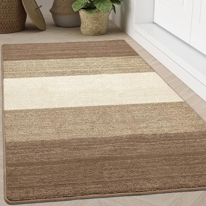 Kitinjoy Indoor Outdoor Door Mat, 71x47 Non-Slip Absorbent Dirt Trapper by Kitinjoy