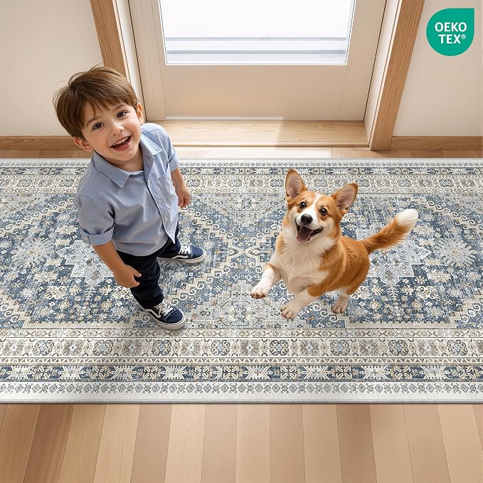 Washable Runner Rug 2.5x16, Non-Slip Long Kitchen Mats - Image 9