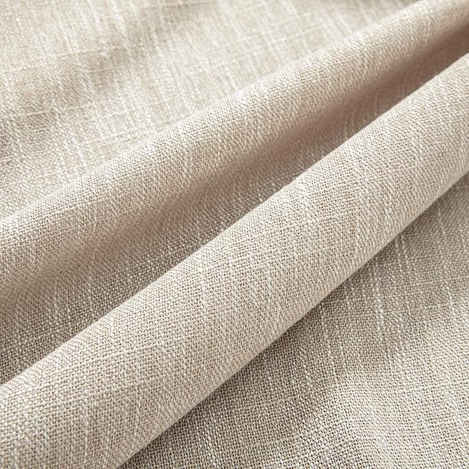 MYSKY HOME Oatmeal French Door Curtains - Image 5