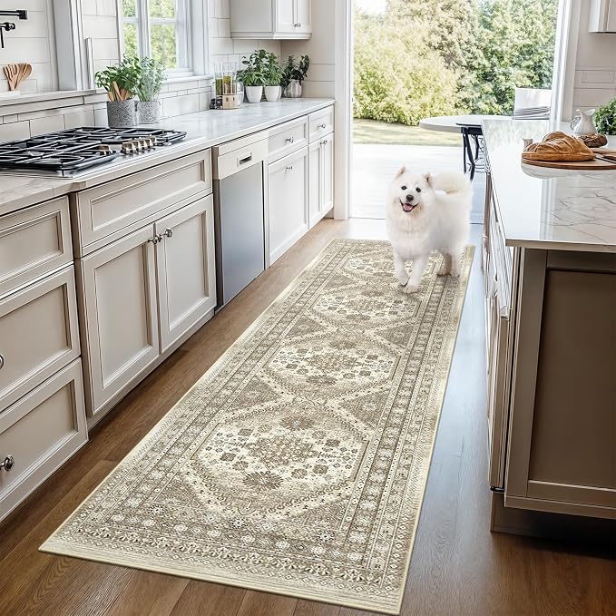 Hallway Runner Rug 2x12, Extra Long Washable Runner Rugs - Image 9