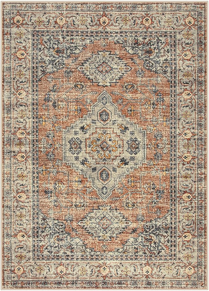 Lahome Oriental Washable Rug, 3x5 Rugs - Image 7