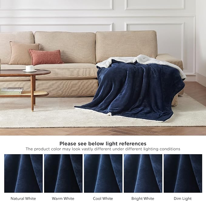 Bedsure GentleSoft Sherpa Fleece Twin Size Blanket - Image 9