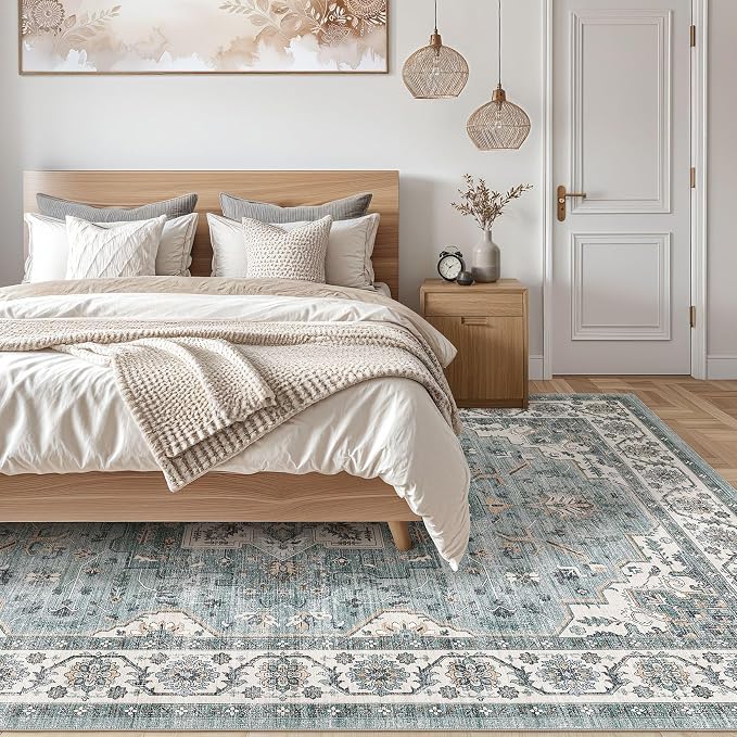 Vintage Living Room Area Rug 9x12 - Image 6