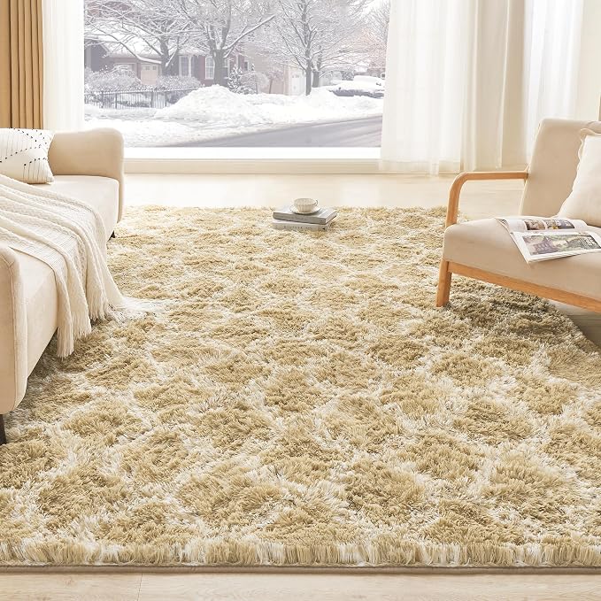 Litanika 4x6 Geometric Shag Area Rug - Image 2