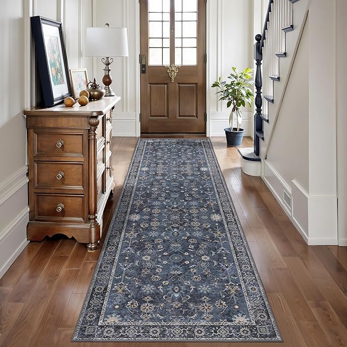 Tangsoo 3x8 Runner Rug for Hallway Kitchen, Non Slip Washable Long Rug Runner by Tangsoo