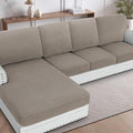 H.VERSAILTEX Sectional Couch Covers 8 Pieces Stretch Sofa Covers by HVERSAILTEX