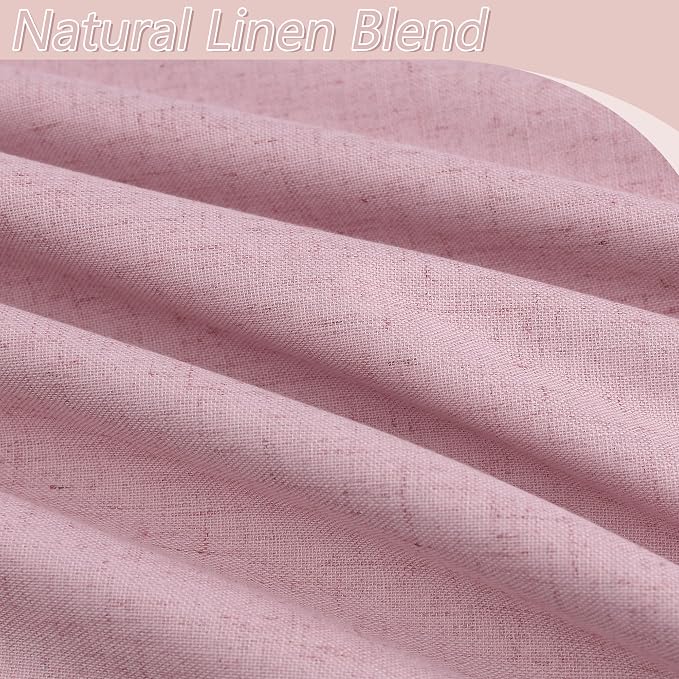 Guken 100% Blackout Curtains 108 Inch Length 2 Panels Set - Image 3