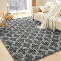 Litanika 3x5 Geometric Shag Area Rug by Litanika