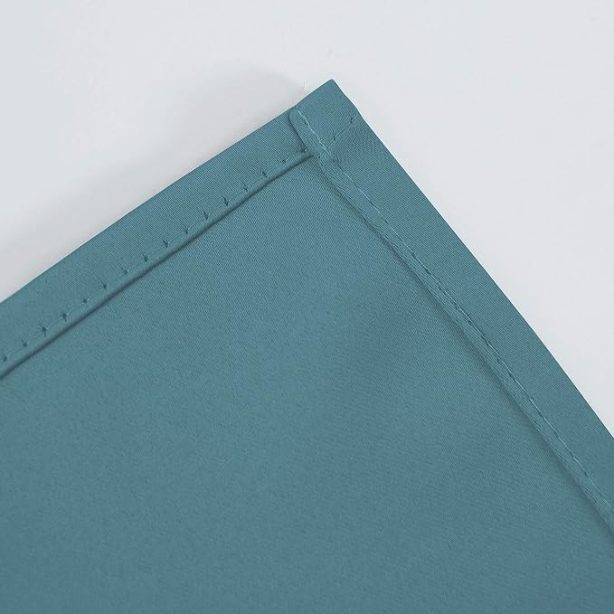 LEMOMO Sea Teal Thermal Blackout Curtains/42 x 95 Inch/Set of 2 Panels Room - Image 7