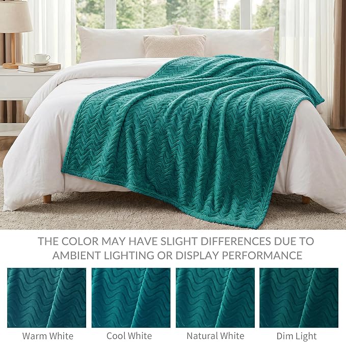 Exclusivo Mezcla King Blanket for Bed, Cozy Lightweight Fleece Blankets for All - Image 5