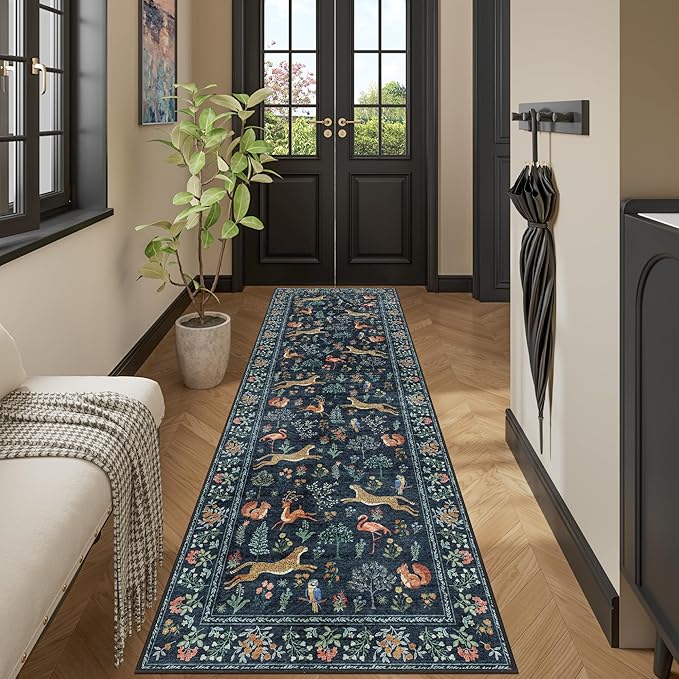 DUKINO 2x6 Rug for Hallway, Washable Kitchen Runner Rug - Image 5