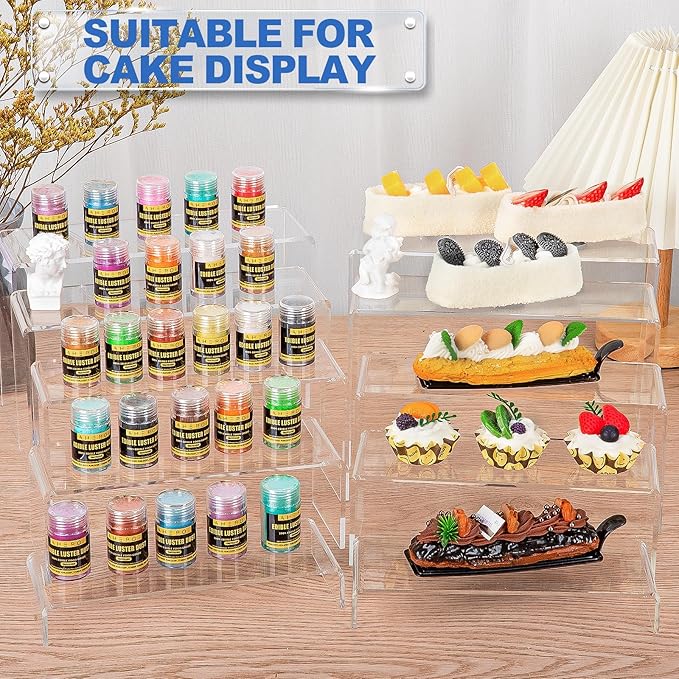 Aheroi Large Acrylic Risers, Transparent Shelves - Image 7