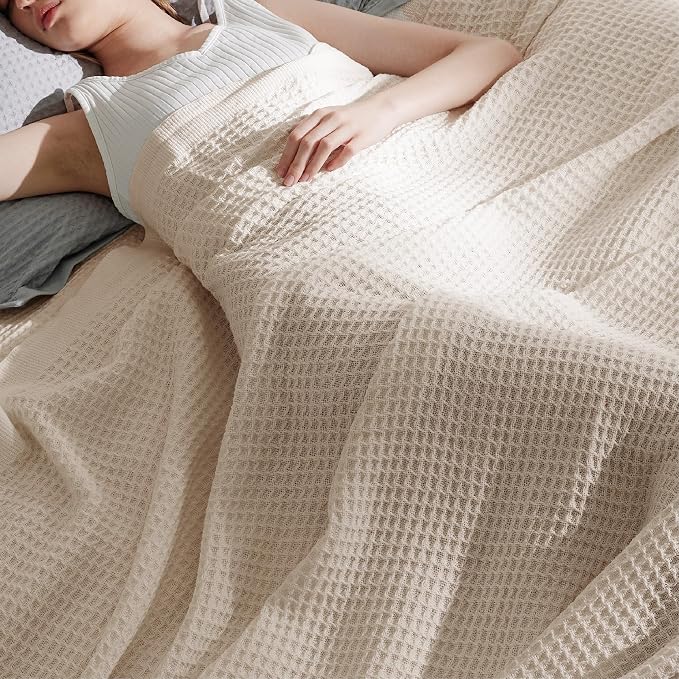 Bedsure Gentlesoft 100% Cotton Big Blanket Oversized King - Image 8