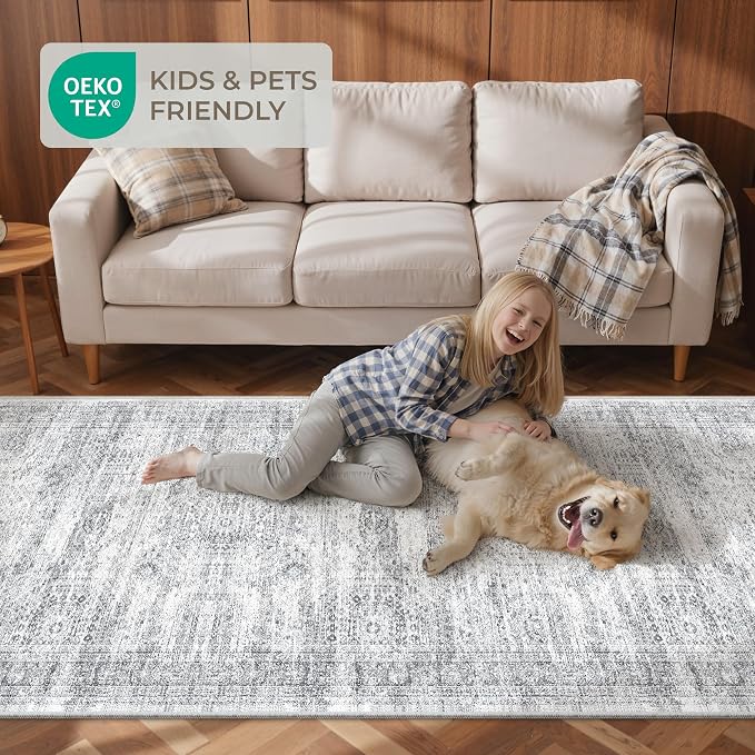 3x14 Washable Runner Rug for Hallway, Non-Slip Long Hallway Runner for Entryway - Image 9