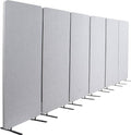 VIVO Freestanding 145 x 66 inch Privacy Panel System, Cubicle Divider, Acoustic by VIVO