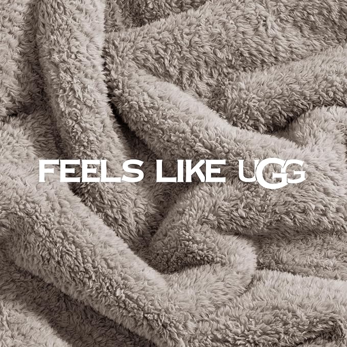 UGG Whitecap Twin Blanket, Soft Cozy Fleece Blanket - Image 3