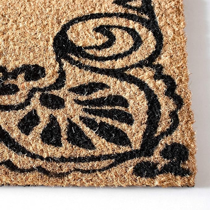 LuxUrux Welcome Mats Outdoor Coco Coir Doormat, - Image 3
