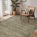 GENIMO 3x5 Area Rugs for Living Room, Machine Washable Non Slip Vintage Rugs by GENIMO