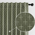 MIULEE Decorative Back Tab Linen Curtains by MIULEE