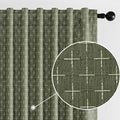 MIULEE Decorative Back Tab Linen Curtains by MIULEE