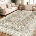 LOKHOM Living Room Area Rug 8x10, Non-Slip Vintage Soft Large Bedroom Rug by LOKHOM