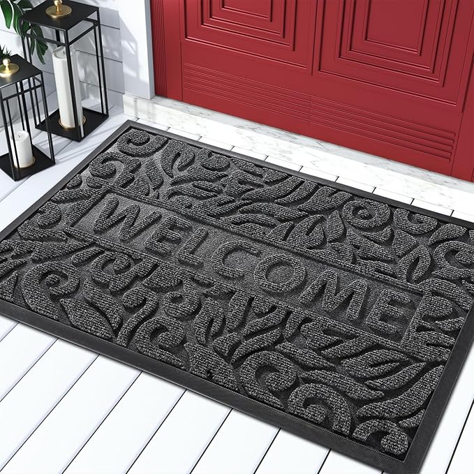 Yimobra Welcome Mat Outdoor 29.5x17, Waterproof Non-Slip Outdoor Mats by Yimobra