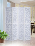 Roundhill Furniture Giyano 4 Panel Screen Room Divider by RoundhillFurniture