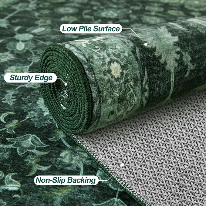Tangsoo 6x9 Green Large Area Rug - Image 5