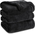 Bedsure GentleSoft Sherpa Fleece Blankets King Size by BEDSURE