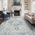 GENIMO 6x9 Area Rugs for Living Room, Non Slip Machine Washable Rugs, Low Pile by GENIMO