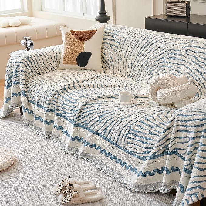 ROOMLIFE Thicked Striped Couch Cover - Image 2