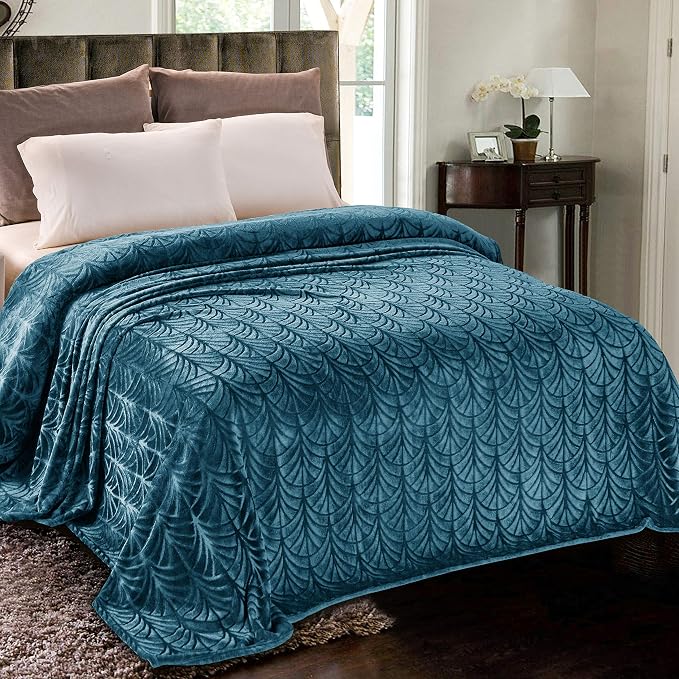 Whale Flotilla Flannel Fleece Twin Size Blanket by WHALEFLOTILLA