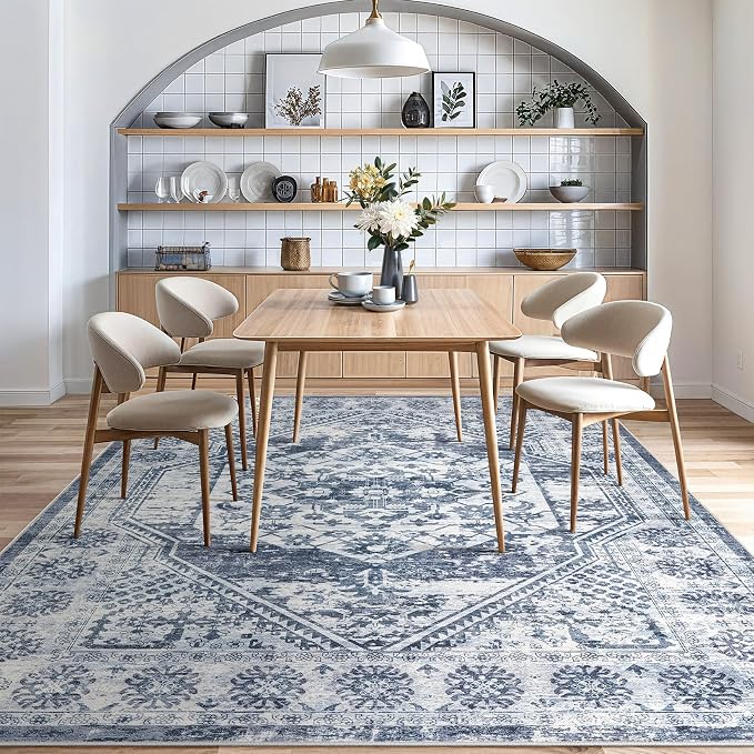 Vintage Living Room Area Rug 9x12 - Image 7