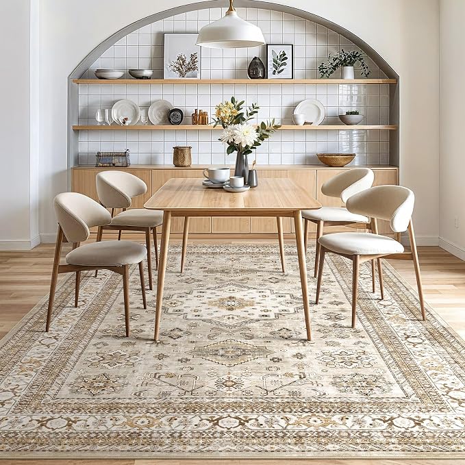 Vintage Living Room Area Rug 6x8 - Image 6
