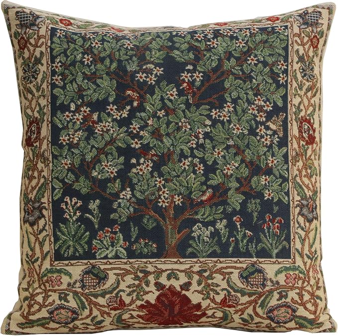 Charlotte Home Furnishings Throw Pillow Covers 16x16 in Green Tree Decorative by CCharlotteHomeFurnishings