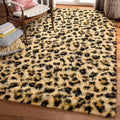 Amearea Fluffy Leopard Rug, Premium Cheetah Print Area Rug, Soft Comfy Faux Fur by AmeareaDirect
