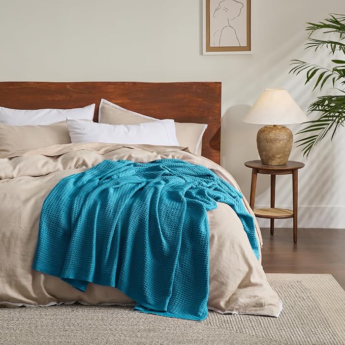 Bedsure Gentlesoft 100% Cotton Blanket Twin XL Size - Image 7