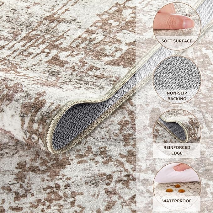 UERMEI 4x6 Area Rug Living Room Rugs - Image 6