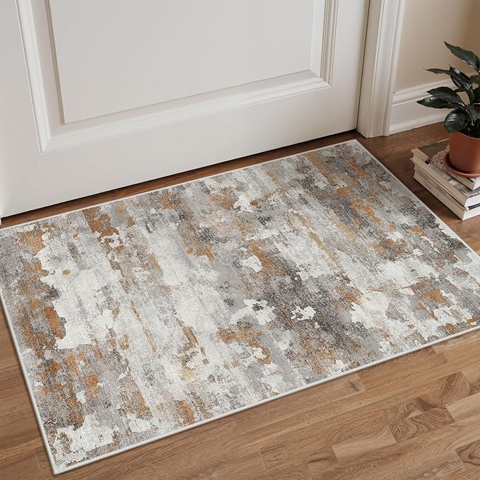 GENIMO 2x3 Rugs for Entryway Entrance, Modern Machine Washable Rug Ultra Soft - Image 2