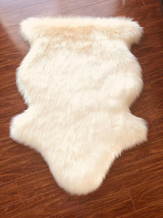 Free Shape Luxury Soft Fluffy Shag Area Rug Single 2’x3’, 60x90cm - Image 5