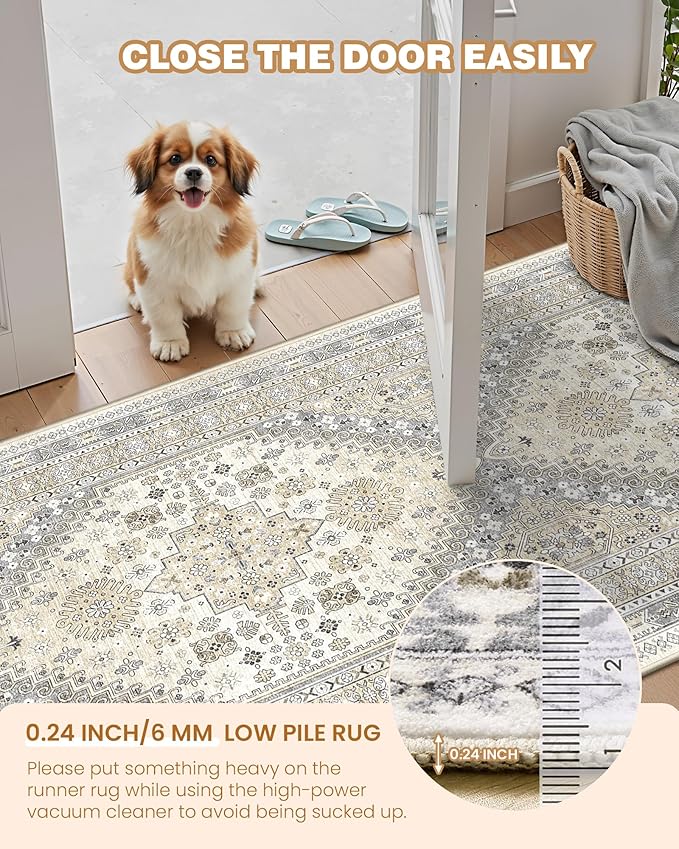 Entryway Rug - 2x3 Washable Rug Runner - Image 6