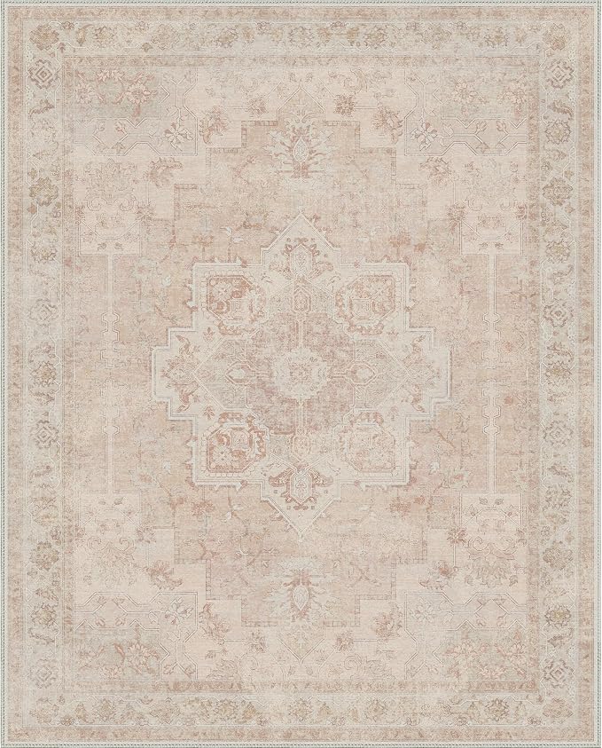 GENIMO 5x7 Area Rugs for Living Room, Machine Washable Rug, Non Slip Indoor - Image 7