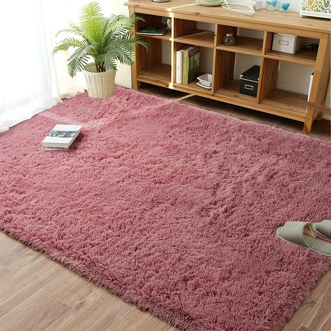 Merelax Modern Soft Fluffy Large Shaggy Rug - Image 2
