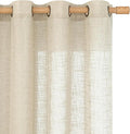LAMIT Semi Sheer Linen Curtains 78 Inch Length by LAMIT