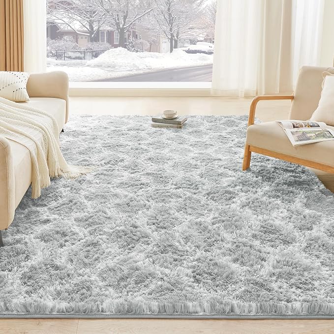 Litanika 8x10 Geometric Shag Area Rug - Image 2