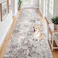 4x12 Washable Hallway Runner Rug by Puino