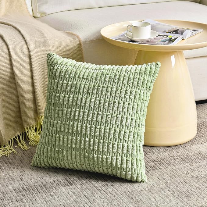 Fancy Homi Set of 4 Summer Boho Decorative Throw Pillow Covers 18x18 Inch - Image 2