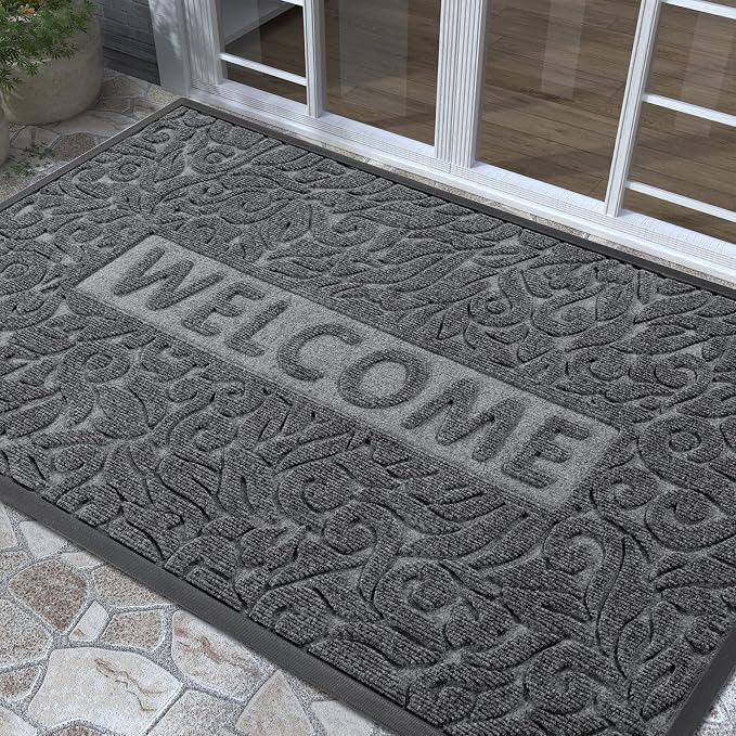 Yimobra Large Welcome Mat 60x36, Waterproof Non-Slip Outdoor Mats by Yimobra