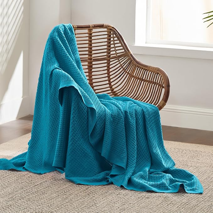 Bedsure Gentlesoft 100% Cotton Blanket Twin XL Size - Image 3